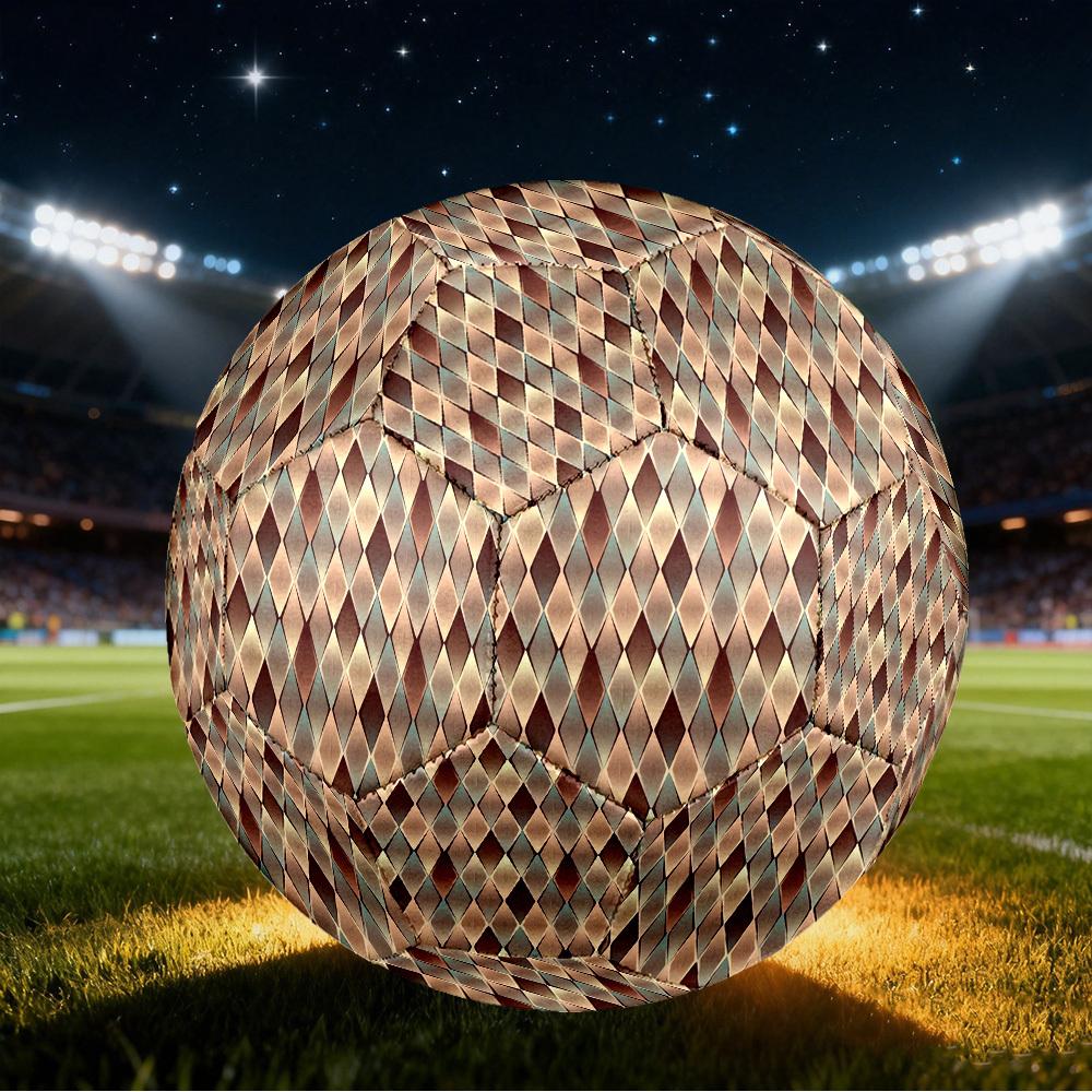 1pc Diamond Size 5 Soccer Ball Professional Match Training Football Indoor &Outdoor Sports Ball Lightweight Durable C6596