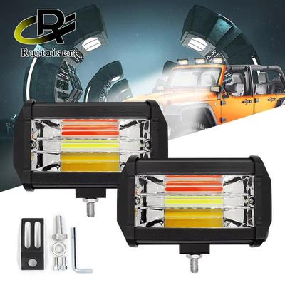 36W Led Work Light Bar 5'' for Tractor Boat Off-Road Truck Suv Atv Spot 9V-32V DC Spot Beam White Yellow Red LED Working Lights