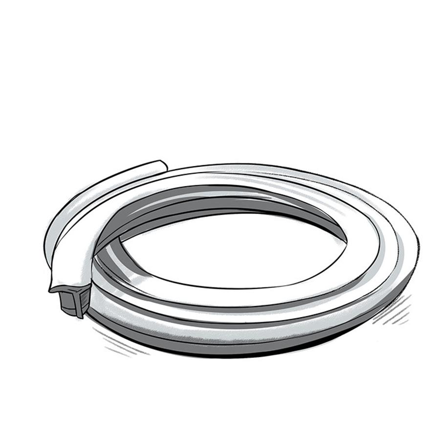 Universal 63" Car Dashboard Gap Seal Strip Engine Sound Insulation Dash Catch 1x