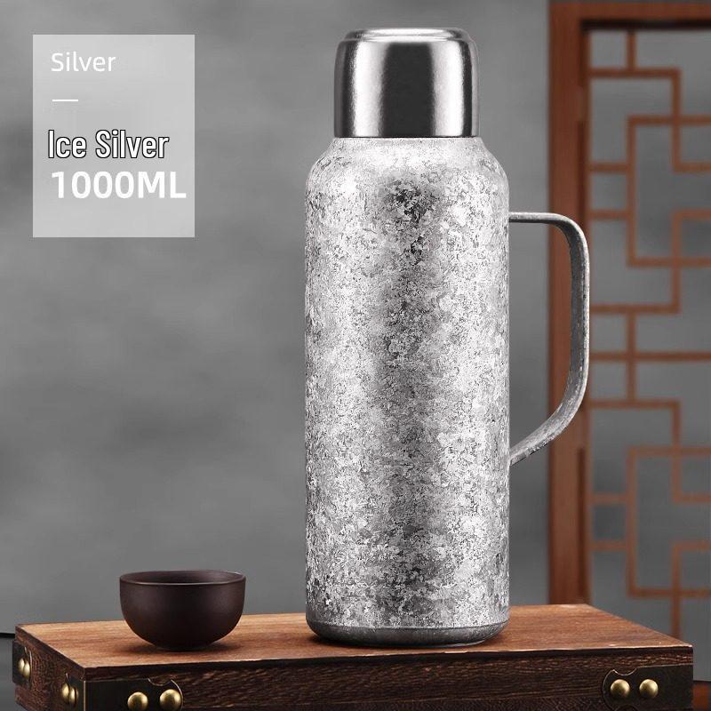 All-Titanium Double-Layer Large Capacity Thermos Kettle and Stew Cup