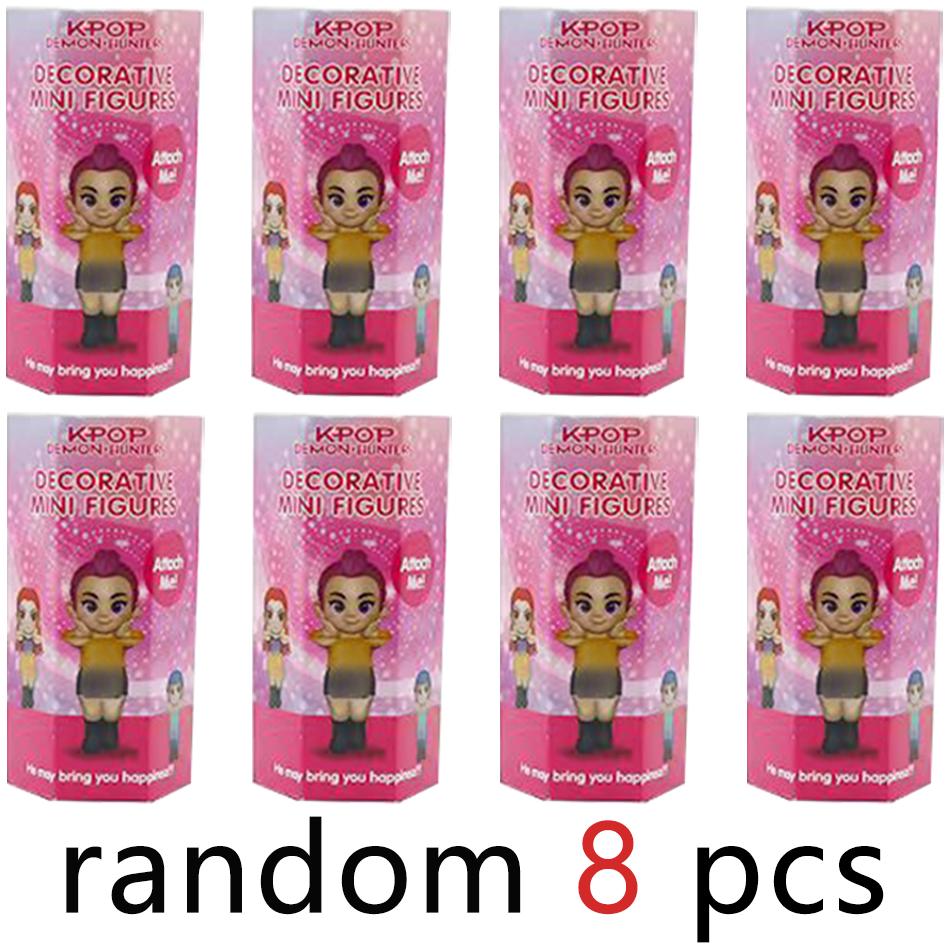 New Kpop Demon Hunters Sonn Angel Series Box Rumi Zoey Mira Rumi Figure Monster Hunt Girl Group Toy Phone Decoration Fans Gift