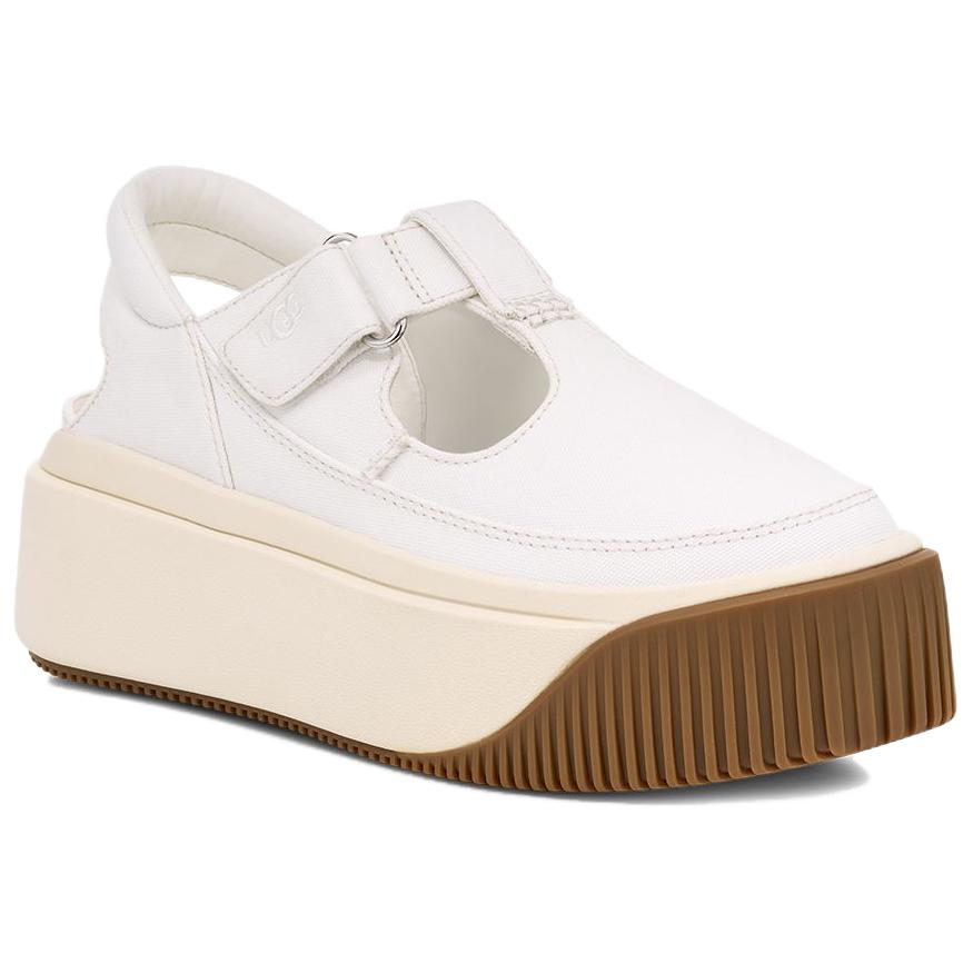 UGG Ez-Duzzit Fabric Fashion Series Comfortable Casual Shoes Women Shoes White 1167500-WHT