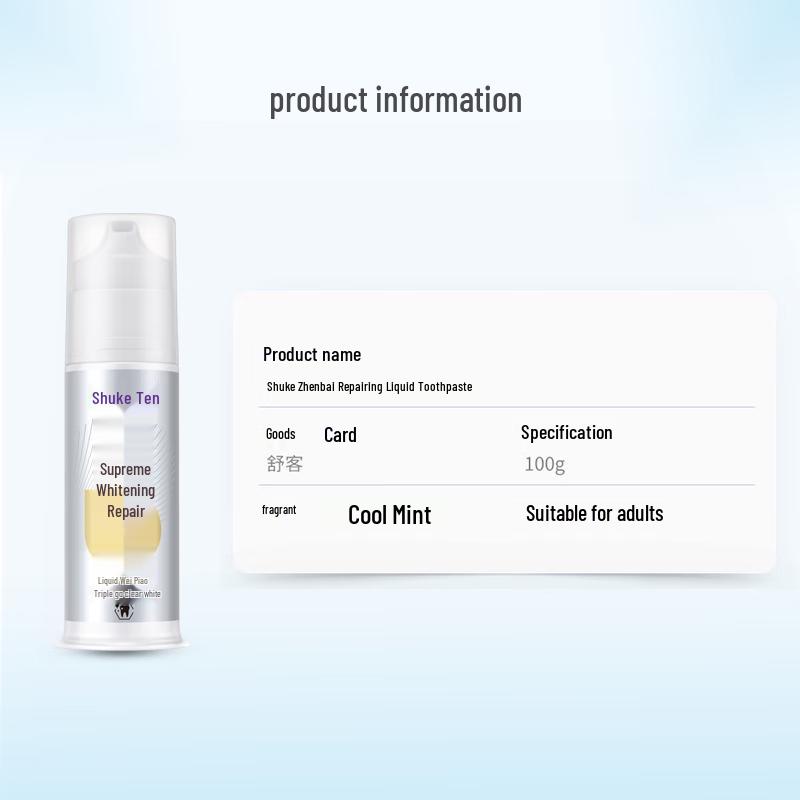 Shuke Whitening Repair Pump Toothpaste