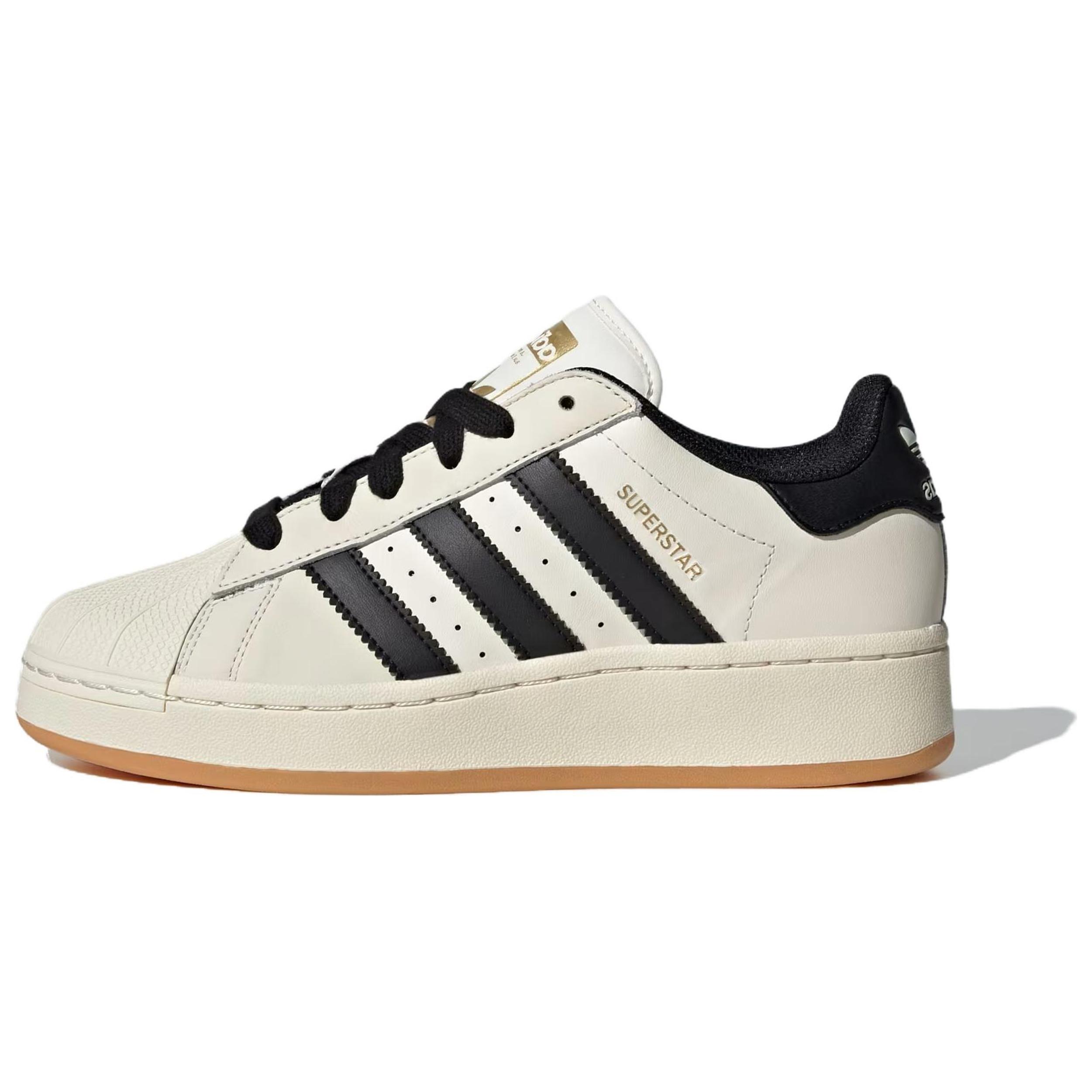 

Adidas Superstar Xlg Cream White Black Gum Women s Sneakers ID5698 39⅓