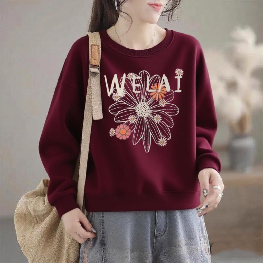 Damen Lockerer Kapuzenpullover mit überschnittenen Schultern - Dünn, lässig und vielseitig für Herbst und Winter