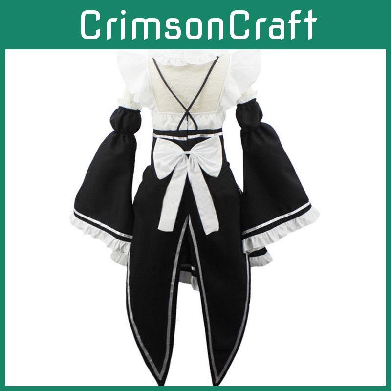 Hajimeru Zero Kara Isekai Seikatsu Twins Ramrem Cosplay Maid Dress Party