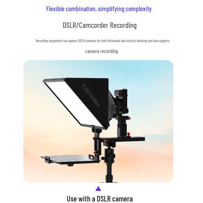Tianying Shitong TY-T5K Portable Teleprompter with Tripod