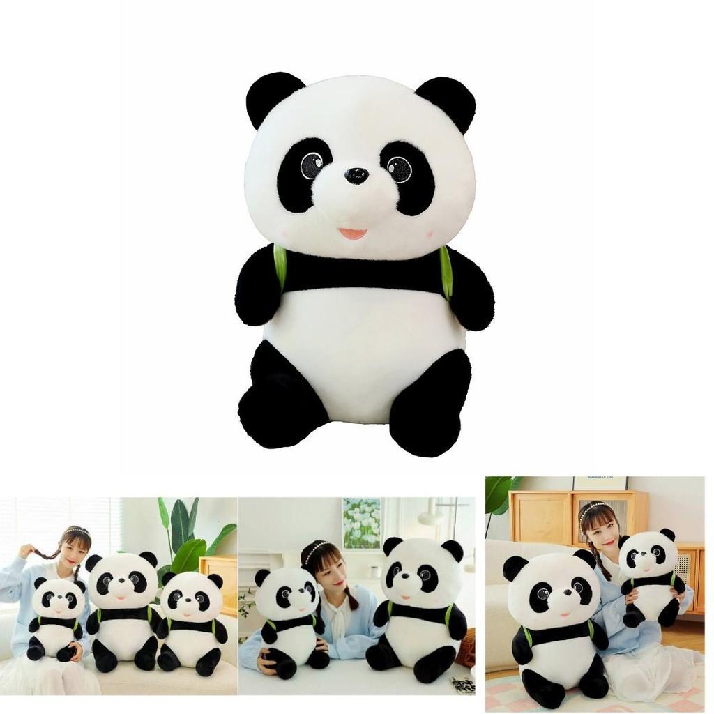 Cute Panda Plush Toy Teddy Bear Pillow Gift Wholesale Genuine Avocado Backpack