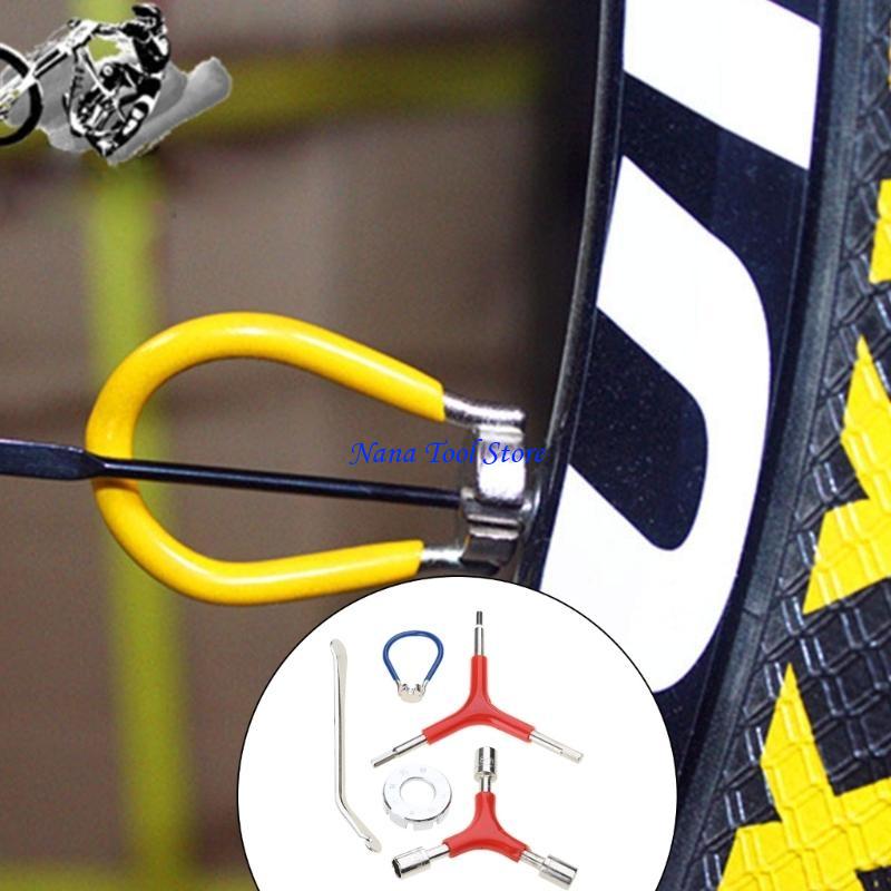 31GJ Bikes Spoke Wrench Set Portable Bicycles Spoke Tool Bikes Rims Truing Tool Spoke China Mainland