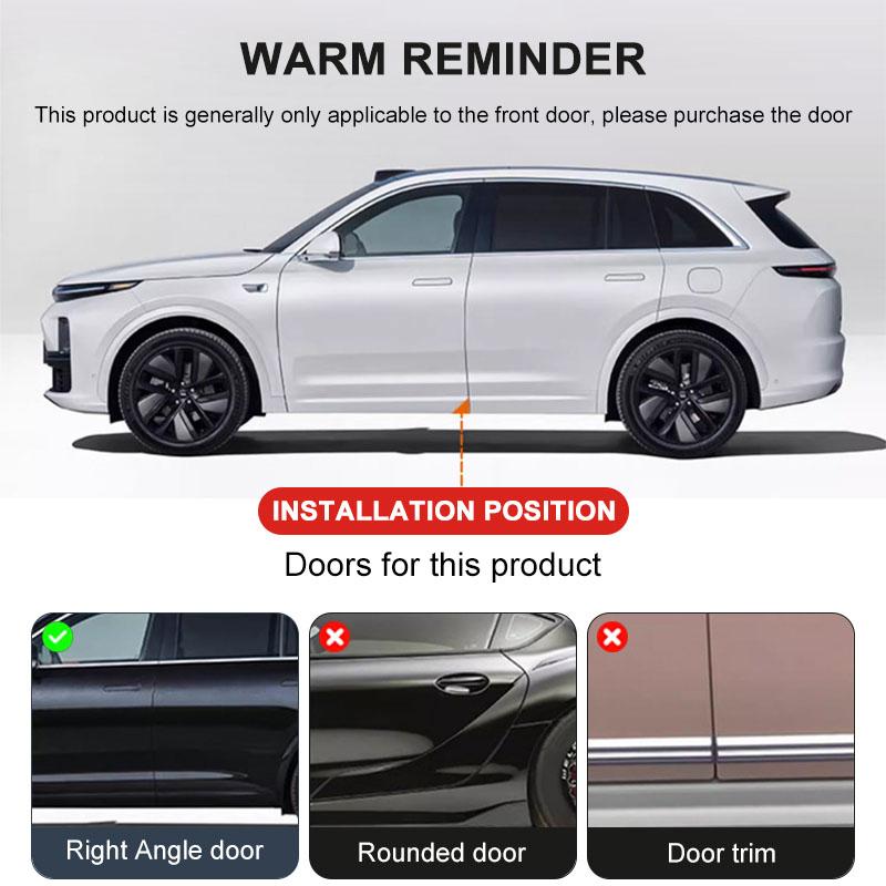 2Pcs Transparent Car Door Corner Cover Anti-Scratch Protection Sticker For Jeep Renegade Wrangler JK JL Grand Cherokee Compass Patriot