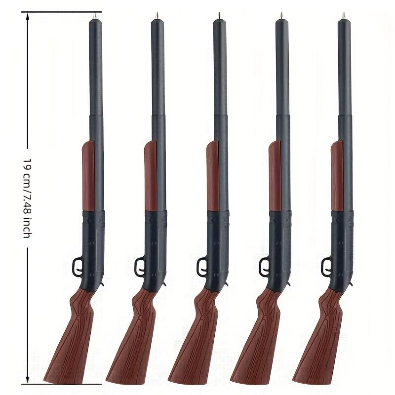 5 pièces Design Unique Écriture Fluide Stylo Pistolet, Pistolet Stylo, Instrument d'Écriture, Fournitures de Bureau, Stylo Élégant, Papeterie Amusante, Stylo à Bille
