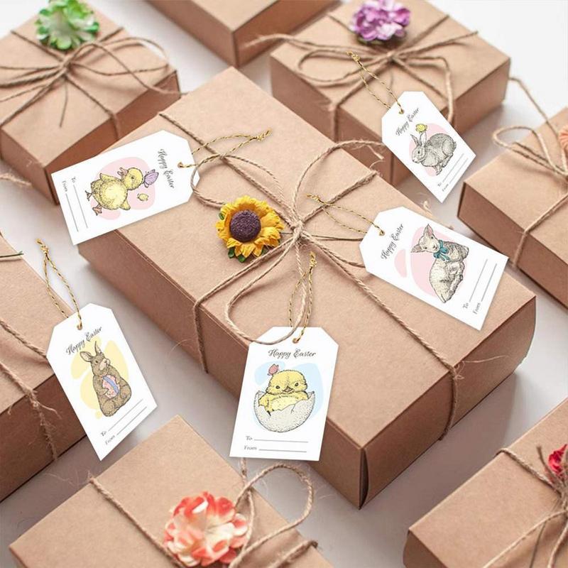 Happy Easter Banner 10 Pieces Easter Party Decorations Spring Banner Bunny Garland With Animal Theme Design Spring Party