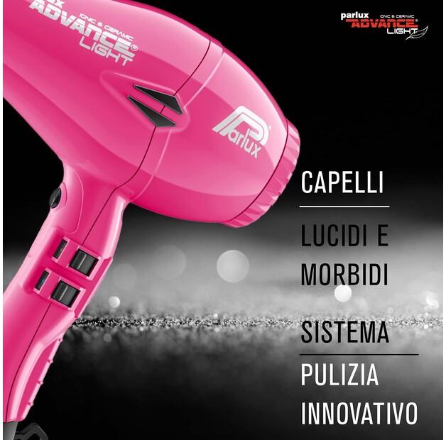 Фен Parlux Advance Light Ionic & Ceramic pink
