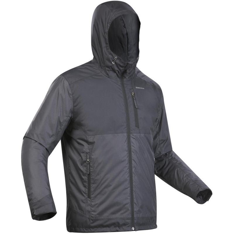 

DECATHLON SH500 Solid Color Versatile - 10 Degree Warm Waterproof Long Sleeve Jacket Men s Black 2XL чёрный