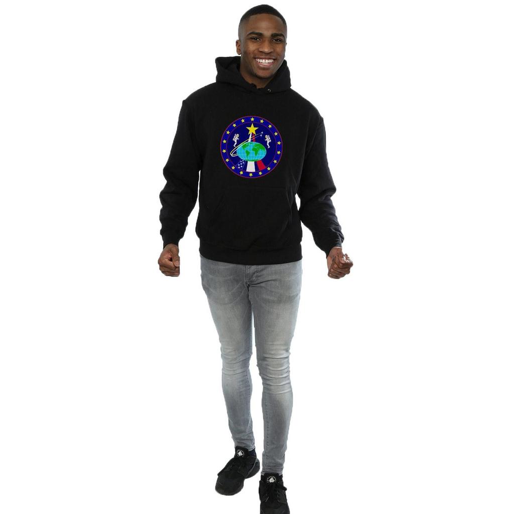 NASA Mens Classic Globe Astronauts Hoodie