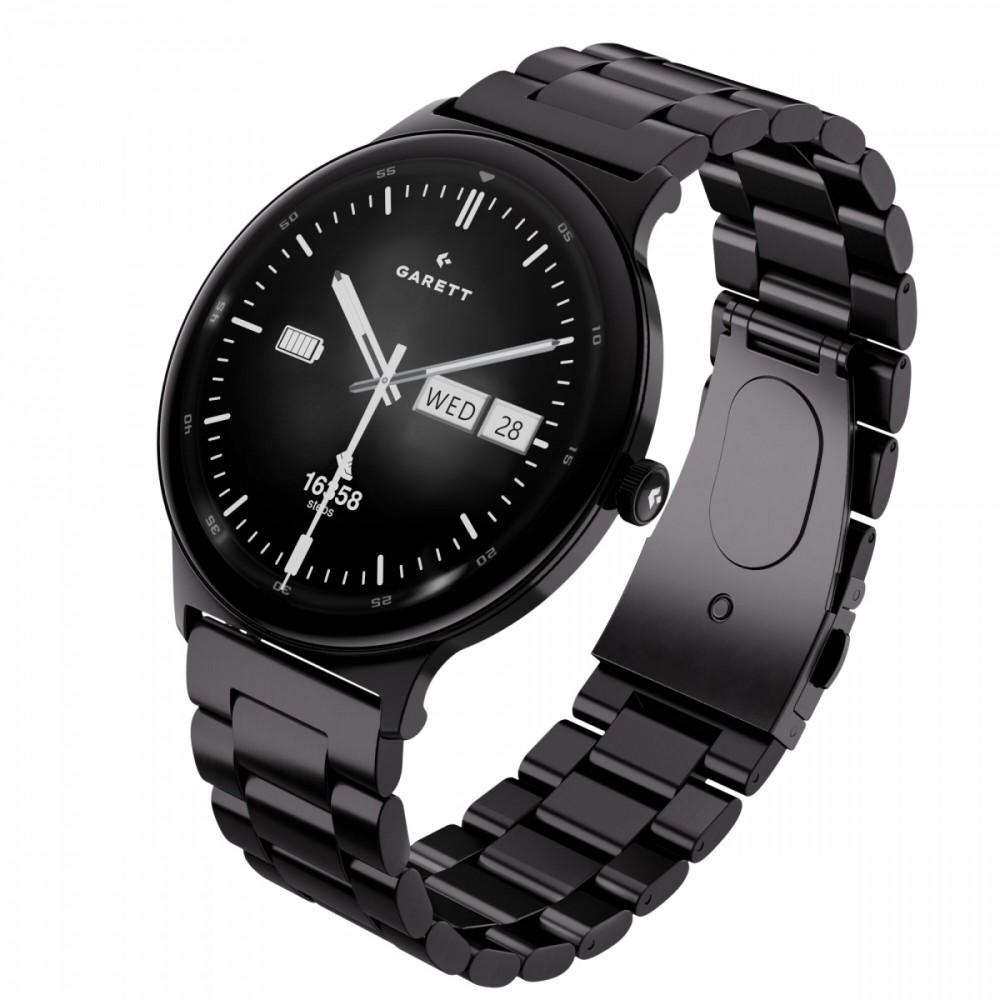 Smartwatch Quantum stalowy srebrny