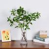 Bendable Artificial Greenery Leaf Stems Vase Center Faux Shrub Plant Stem for Home Decor