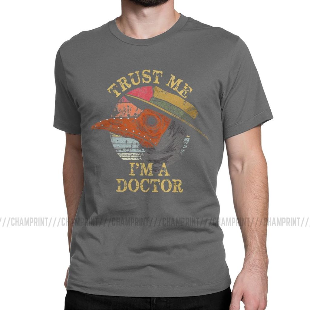Plague Doctor Trust Me I M A Doctor Men S T Shirt Horror Halloween Black Death