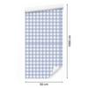 Wallpaper Fabric Pattern Blue, White and Light Gray 50x1000