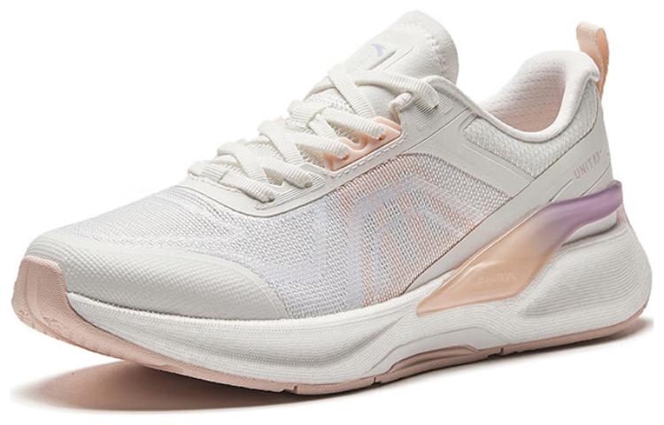 Women's Sneakers Anta Burning Refinement Cushioning, Wear Resistant Low top Running Shoes Women's White Pink