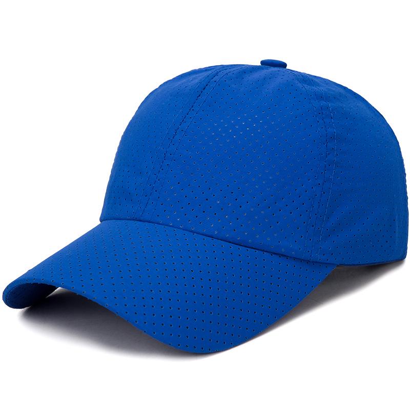 Hat Summer Men's Light Plate Baseball Hat Quick Drying Mesh Breathable Printing Tide Punching Sunshade Duck Tongue Hat