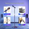 Professional Floor-standing Phone & Tablet Stand with Microphone Holder for Live Broadcasts and Streaming
