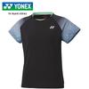 YONEX Game Black Size L Women's Shirt, 20816, (007),