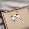 Asymmetrical Astronaut Star Earrings - Creative & Versatile Design for Women