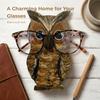 Wooden Glasses Display Stand Animal Shaped Desktop Rack Animal Eyeglass Holder  Nightstand