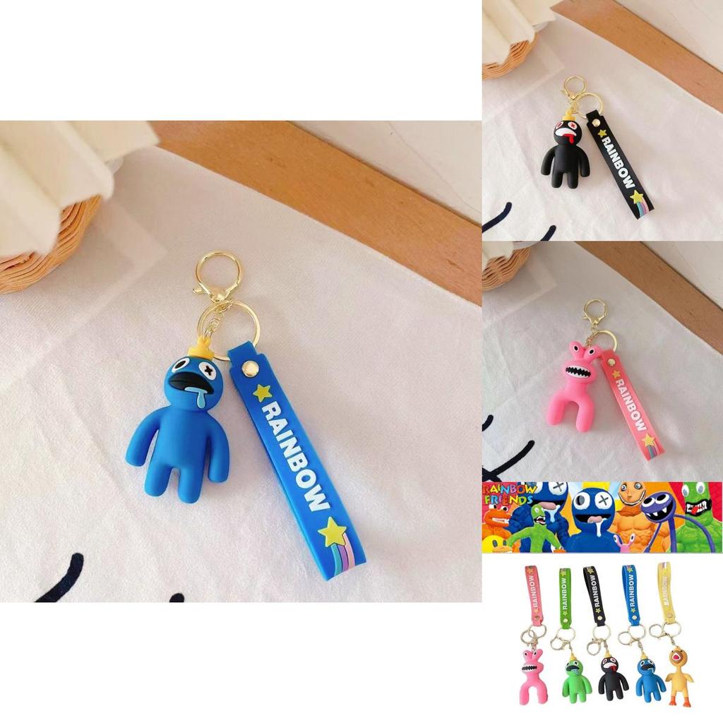 Roblox Rainbow Friends Silikon-Schlüsselanhänger – Taschenanhänger Kinder Weihnachtsgeschenk