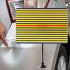Car Dent Reflector Board Car Body Damage Detecting Tool Precision Time-Saving Striped Panel Portable Auto Repair Tools for Used