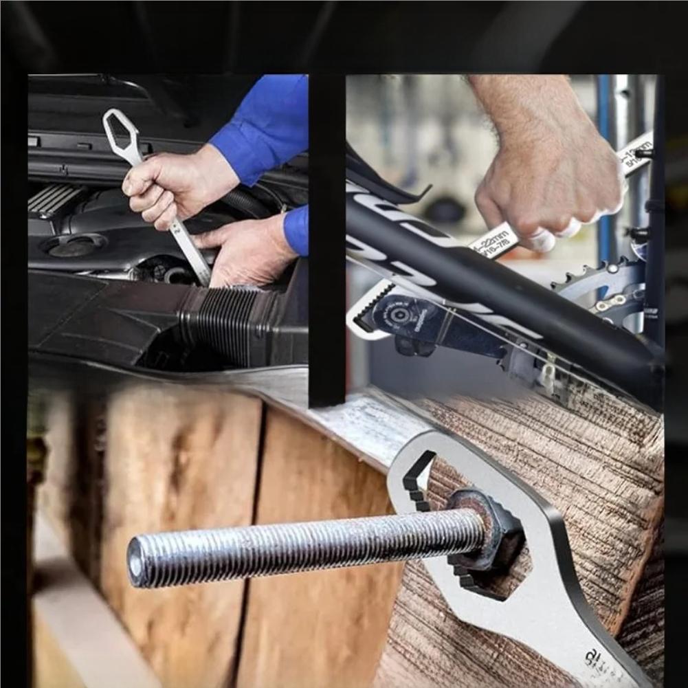Self-tightening Adjustable Glasses Wrenches 8-24mm Universal Torx Wrench Board Double-head Torx Spanner Hand Tools for Factory