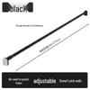 Retractable Stainless Steel Clothesline & Shower Curtain Rod Combo for Balcony and Bathroom