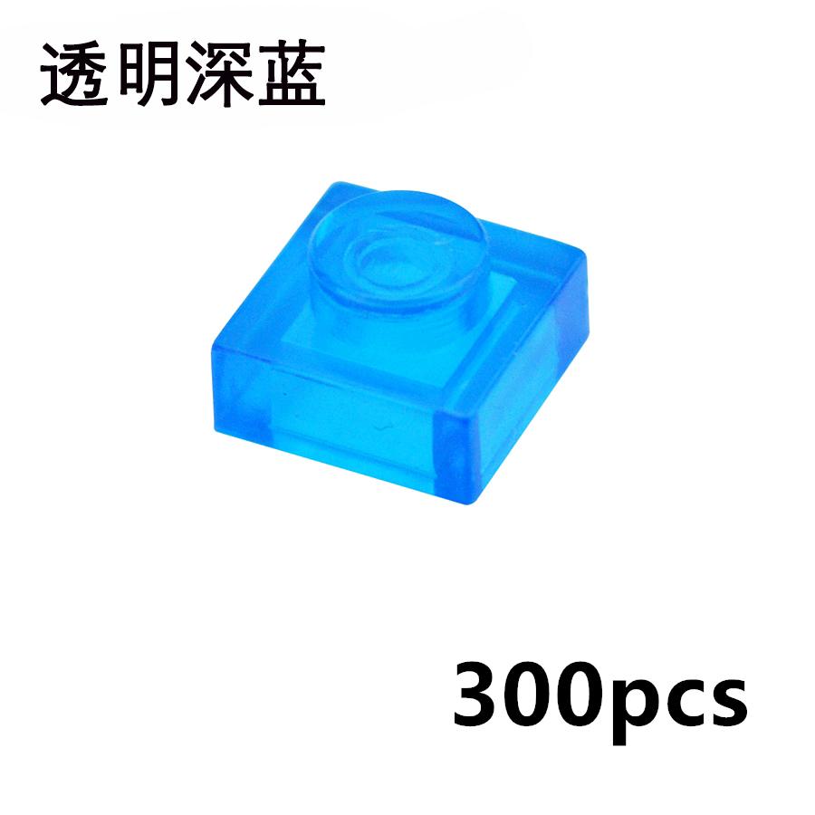 300 Stück DIY Partikel 3024 Dünne Bausteine 1x1 Noppen Steine Pädagogisches Zusammenbauen Konstruktion Kompatibel 3034 Kinderspielzeug