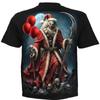 Spiral Direct Unisex Adult Santa Clown Back Print Short-Sleeved T-Shirt