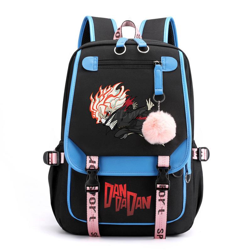 Bold Party Dandadan Surrounding Anime School Bag Fashion Male Female Versatile Elementary and Secondary School Student Lightweight Backpack