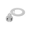 1.5M Connection Cable With Straight Plug 2X1Mm2 White Power Cable