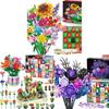 Mazzo di Fiori Conto alla Rovescia di Natale Artigianato in Resina Regalo per Celebrazioni Festività