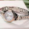 Casio SHEEN Solar Series Elegant Waterproof Solar Quartz Movement Stainless Steel Strap Japanese and Korean Watch Women's Watch SHE-4522SG-4A-person