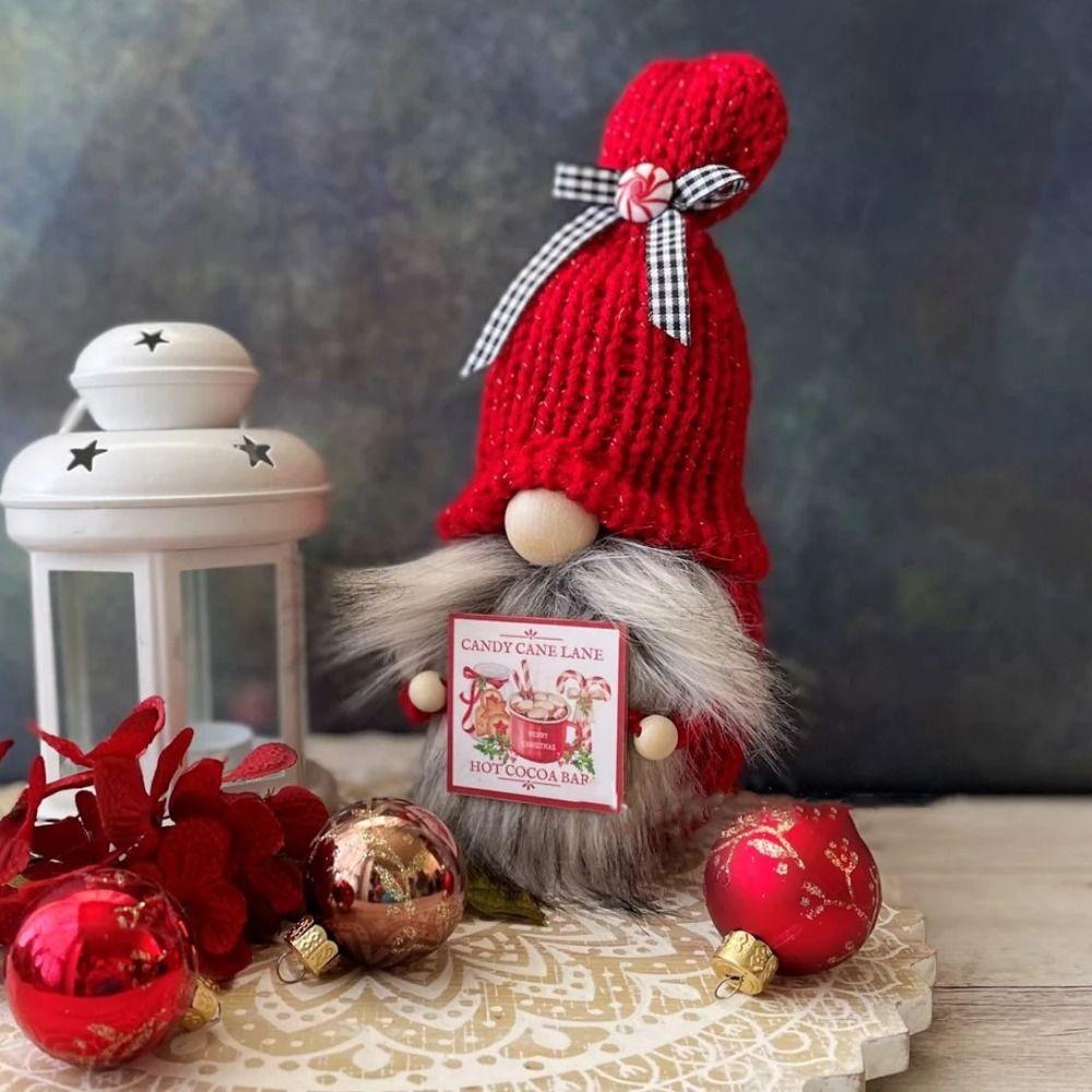 

Handmade Faceless Props Doll DIY Dwarf Doll Cute Christmas