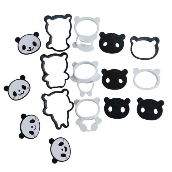3D Cute Panda Shape DIY Biscuit Cutter Cake Cookie Mold Kitchen Baking Tools