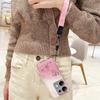 KADEM Phone Case For Xiaomi Redmi Note 13 Pro 4G/Note 14S 4G/Poco M6 Pro 4G,Flower Pattern TPU Gradient Cover with Lanyards