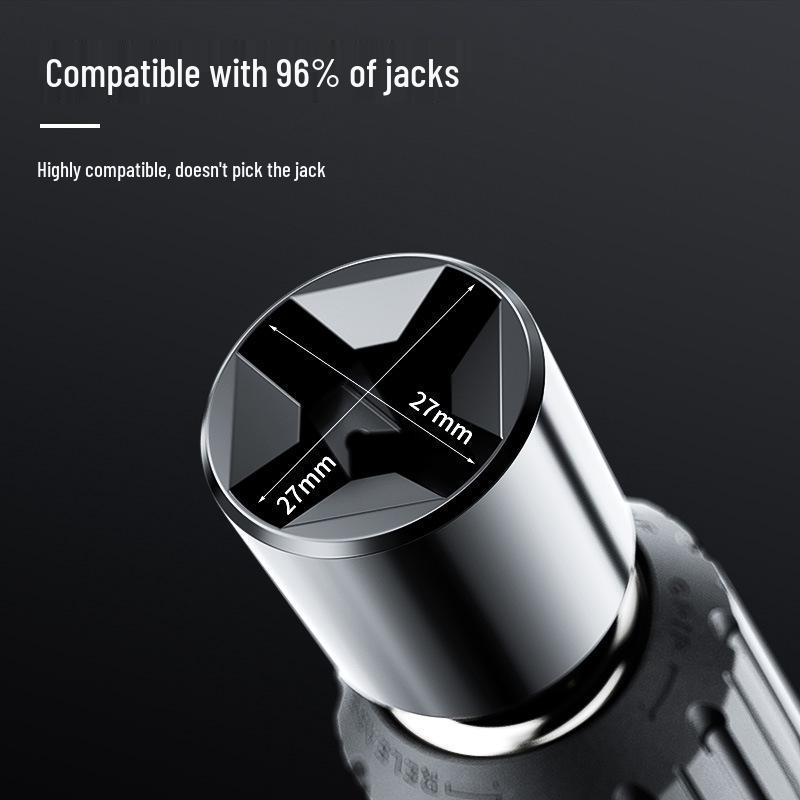 Electric Drill Car Jack Wrench Tool - Labor-Saving Disassembly & Lifting Aid