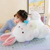 Cute Soft Cute Bottle Rabbit Plush Toy Doll Children Soothing Rag Doll Birthday Gift Throw Pillow Girl