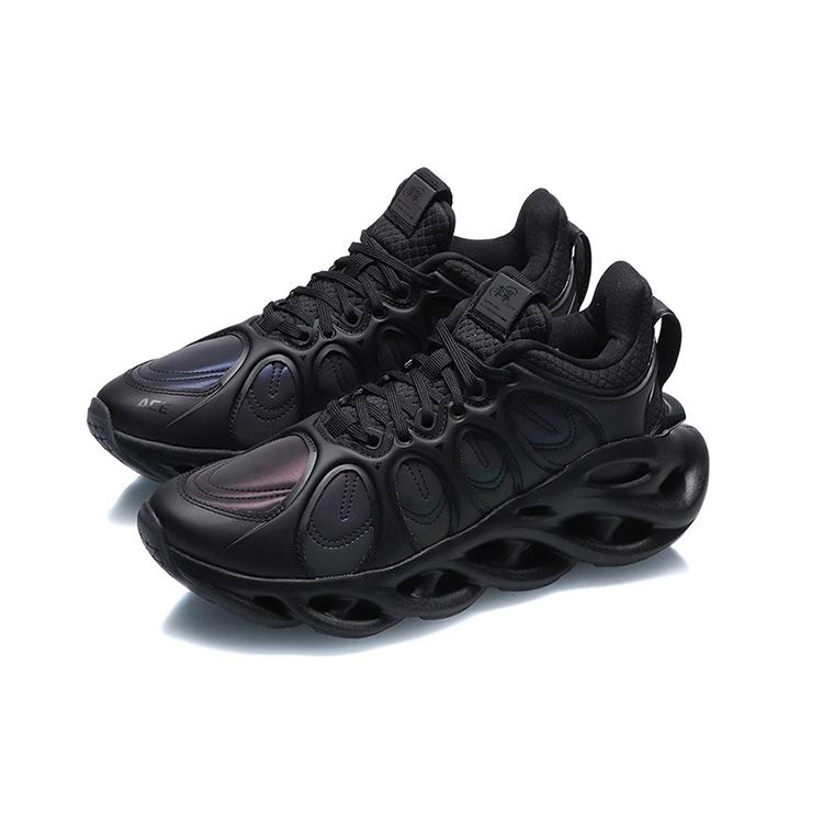 Li Ning Arc ACE Amorti Respirant Léger Rebond Bas Running Chaussures Femmes Noir ARHP226-12