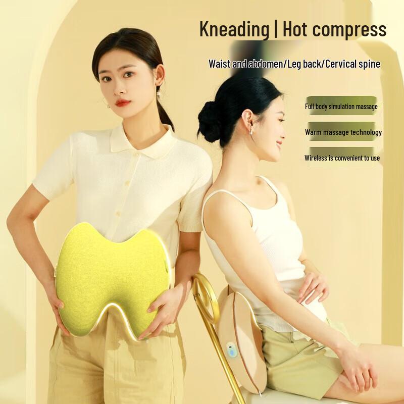 

HEZHENG Multi-Function Heated Kneading Waist & Abdominal Massager