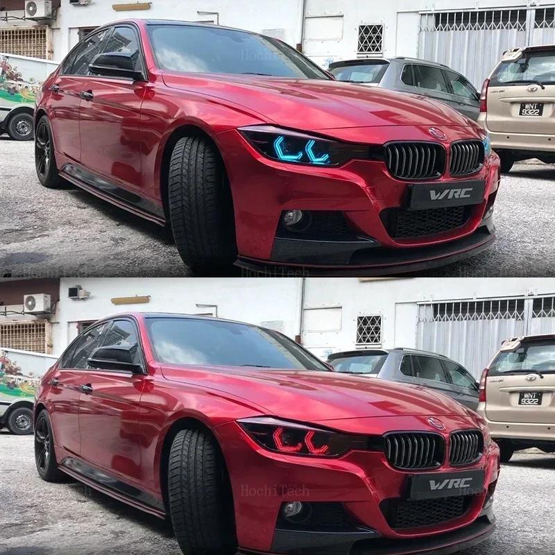 Inele Angel Eyes RGB Colorate LED Stil M4 Control prin Aplicație DRL Far pentru BMW Seria 3 F30 F31 F34 F35 M3 2011-16 318i 320i 328i