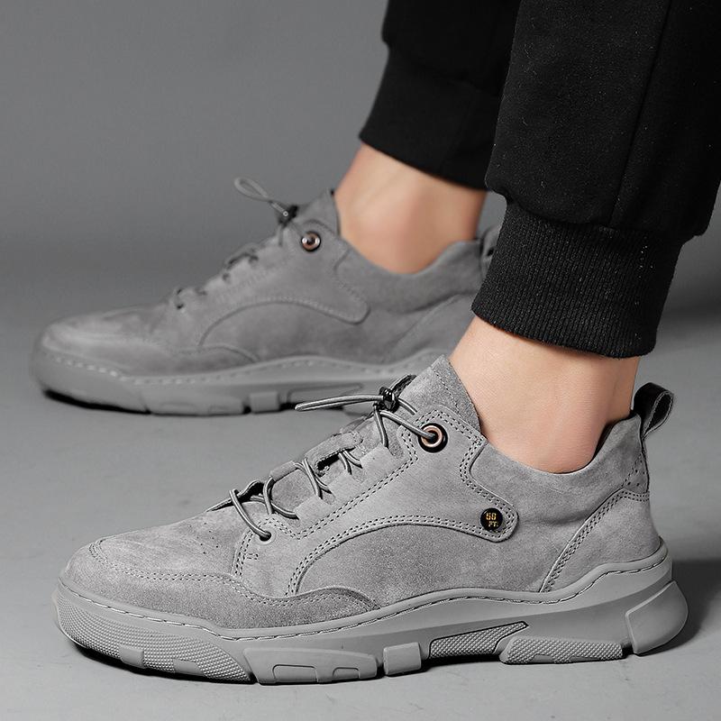 Men's shoes autumn trendy shoes 2025 new men's sports and leisure shoes versatile British outdoor low-top tooling shoes men