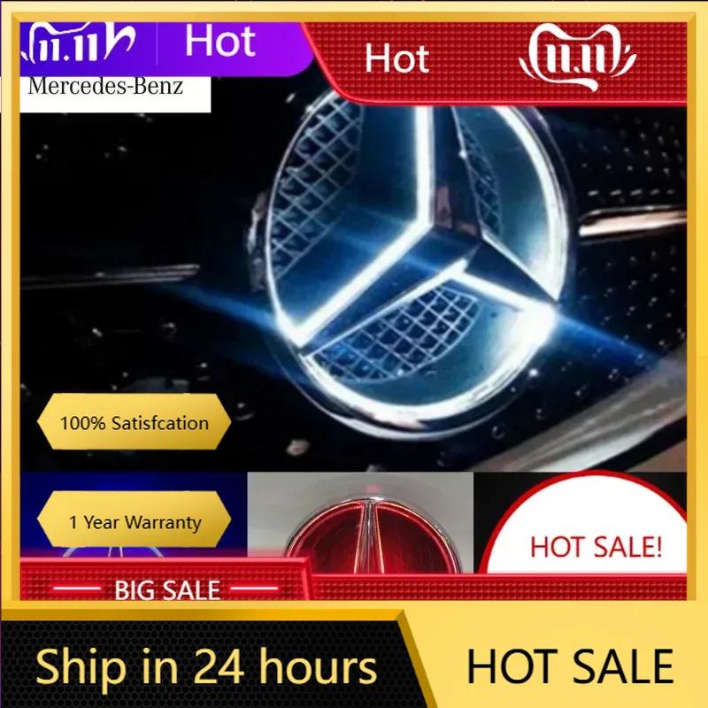 C200 E200 For Mercedes Benz Car Front Grilled Star Emblem LED Illuminated Logo White Blue Red Light for Mercedes Benz W205 C E R