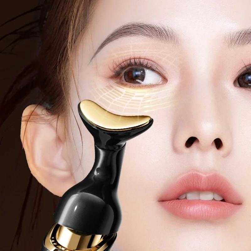 3 In 1 Facial Lifting Device Neck Facial Eye Massage Face Slimmer EMS Beauty Skin Tightening Wrinkle Anti Face Massager Beauty Device